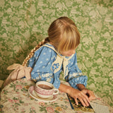 Apolina - Maggie Sailor blouse - Mountain Calico Blue | Scout & Co
