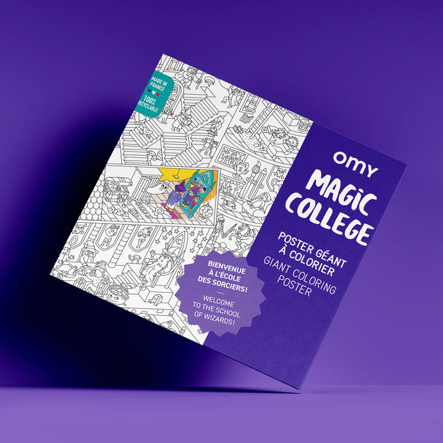 OMY - colouring poster - Magic College | Scout & Co