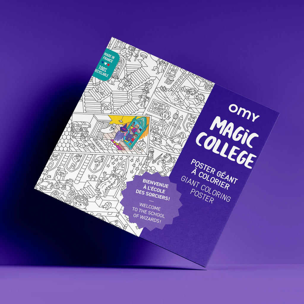 OMY - colouring poster - Magic College | Scout & Co