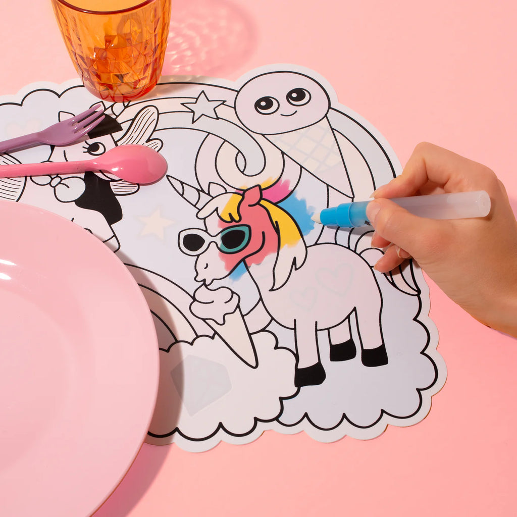 OMY - Magic Water colouring placemats - Lily | Scout & Co