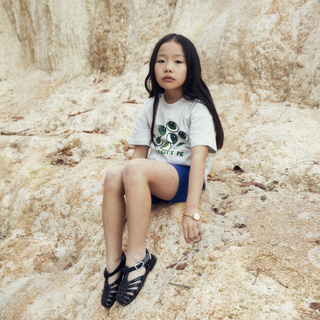 Mini Rodini - Eyes short-sleeved tee - grey | Scout & Co