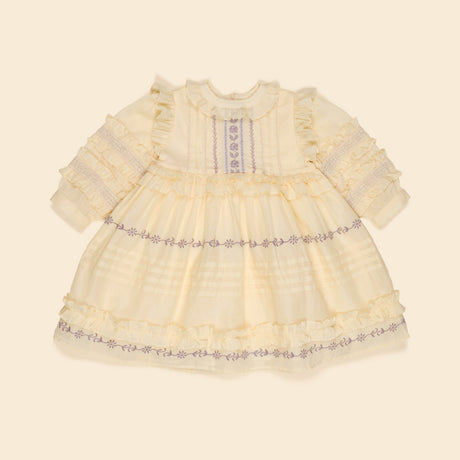 Apolina - Marella soft organdie dress - Cream | Scout & Co