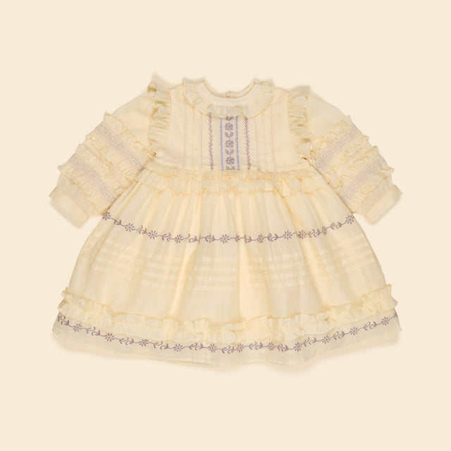 Apolina - Marella soft organdie dress - Cream | Scout & Co