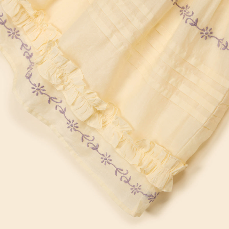 Apolina - Marella soft organdie dress - Cream | Scout & Co