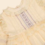 Apolina - Marella soft organdie dress - Cream | Scout & Co