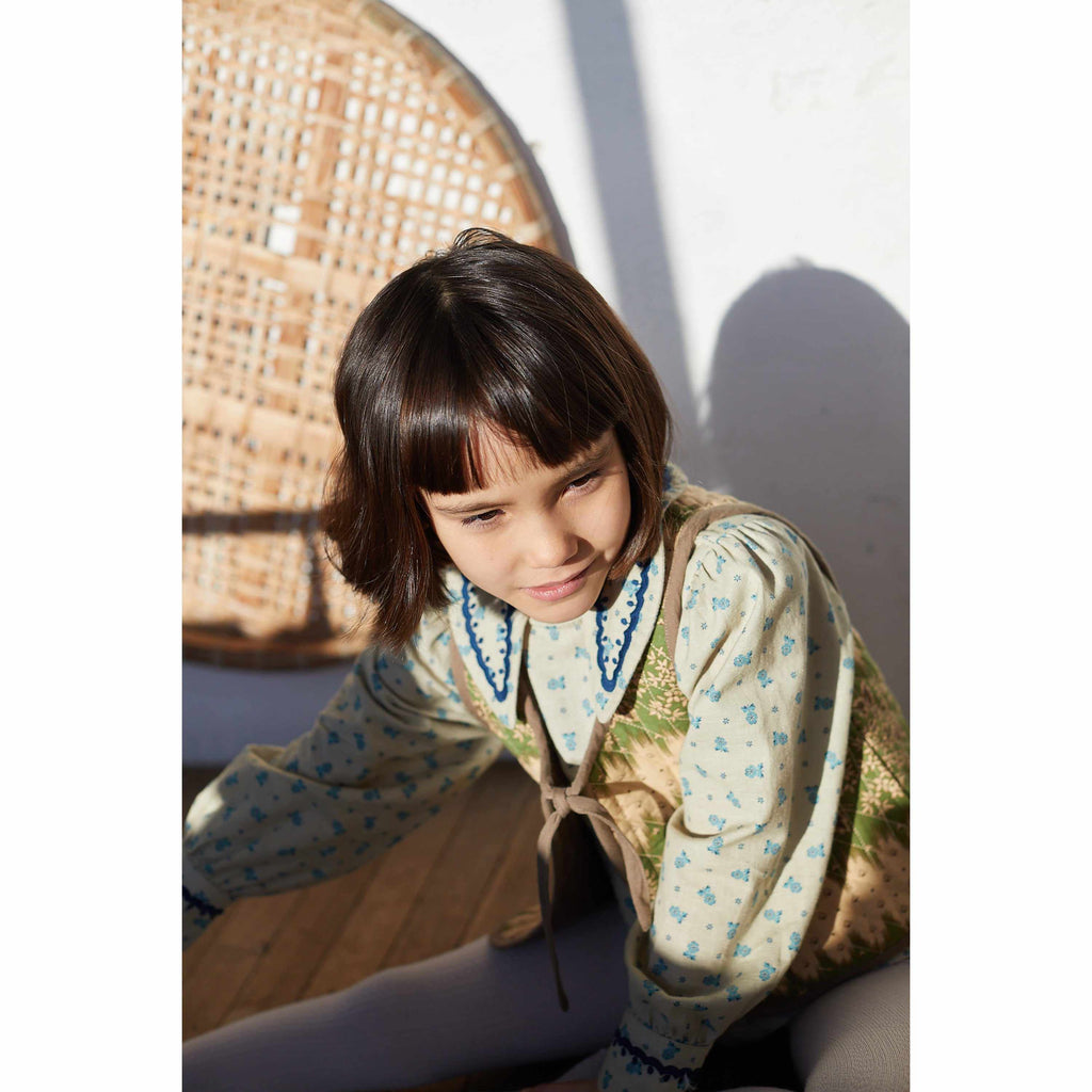 Apolina - Margo blouse & skirt set - Pansy Garden | Scout & Co