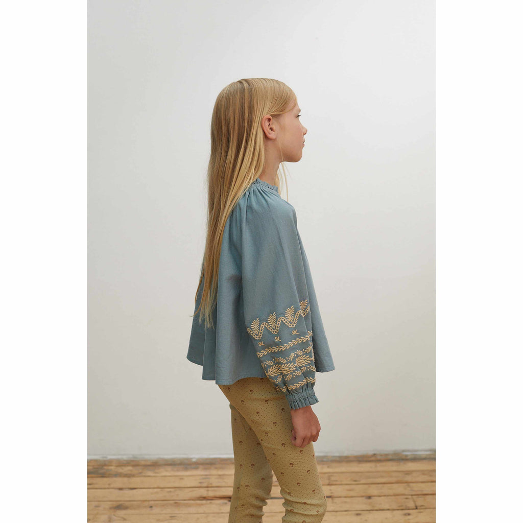Apolina - Meera blouse - Bluebell | Scout & Co