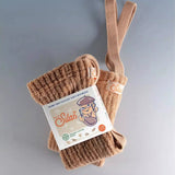 Silly Silas - Granny teddy footless tights with braces - Light Brown | Scout & Co