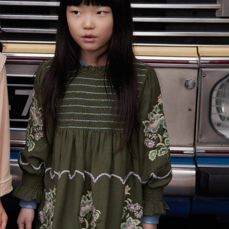 Apolina - Mia dress - Forest | Scout & Co