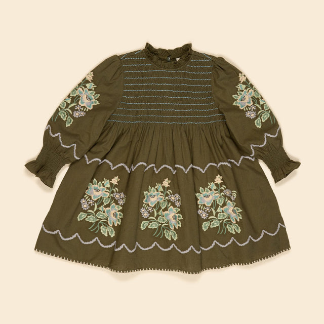 Apolina - Mia dress - Forest | Scout & Co