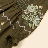 Apolina - Mia dress - Forest | Scout & Co