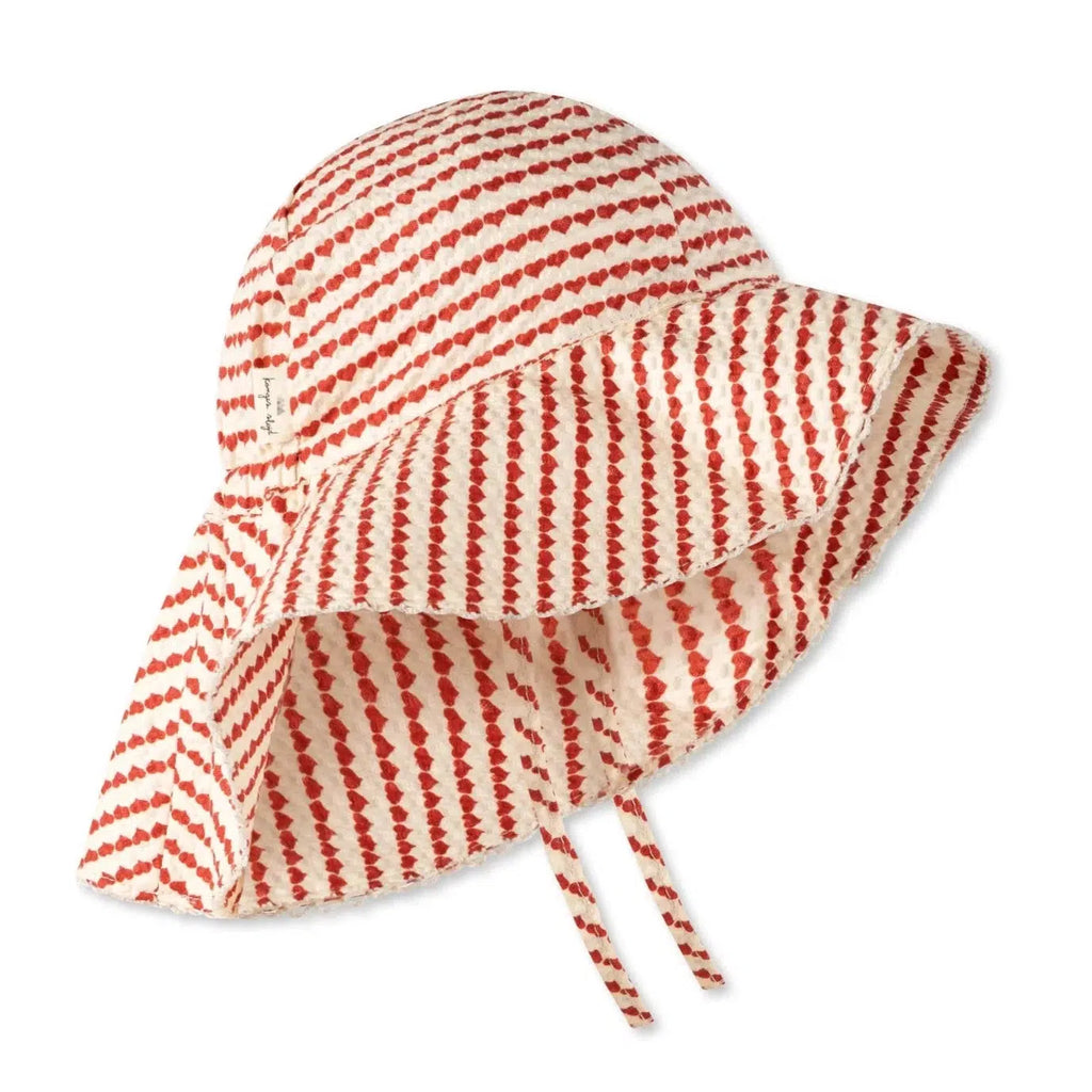 Konges Sløjd - Milli frill summer hat - Heart On A String | Scout & Co