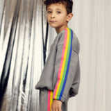 Mini Rodini - The Milky Way rainbow-panel sweatshirt | Scout & Co