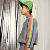 Mini Rodini - The Milky Way rainbow-panel sweatshirt | Scout & Co