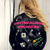 Mini Rodini - United Aliens Unlimited satin baseball jacket | Scout & Co