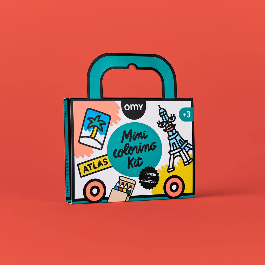 OMY - Mini Colouring Kit - Atlas