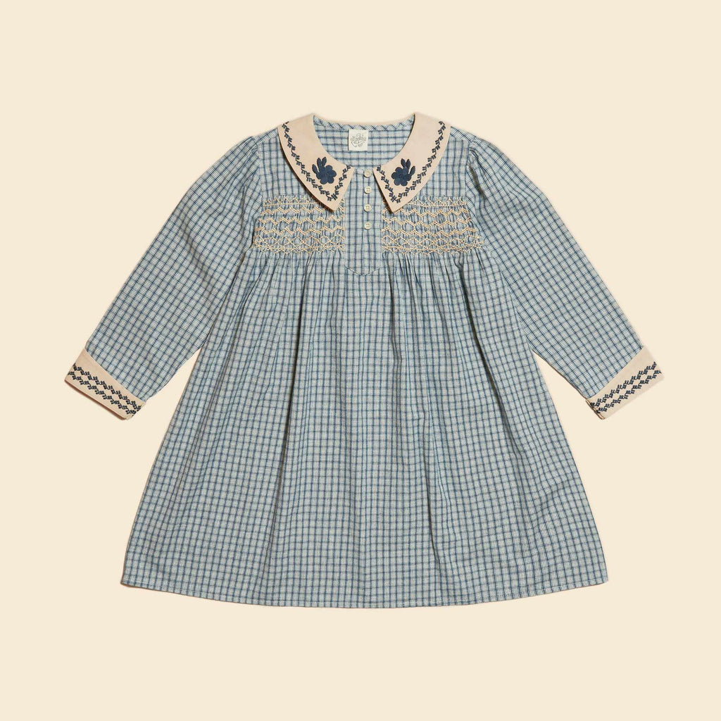 Apolina - Minnie dress - Worker Check | Scout & Co
