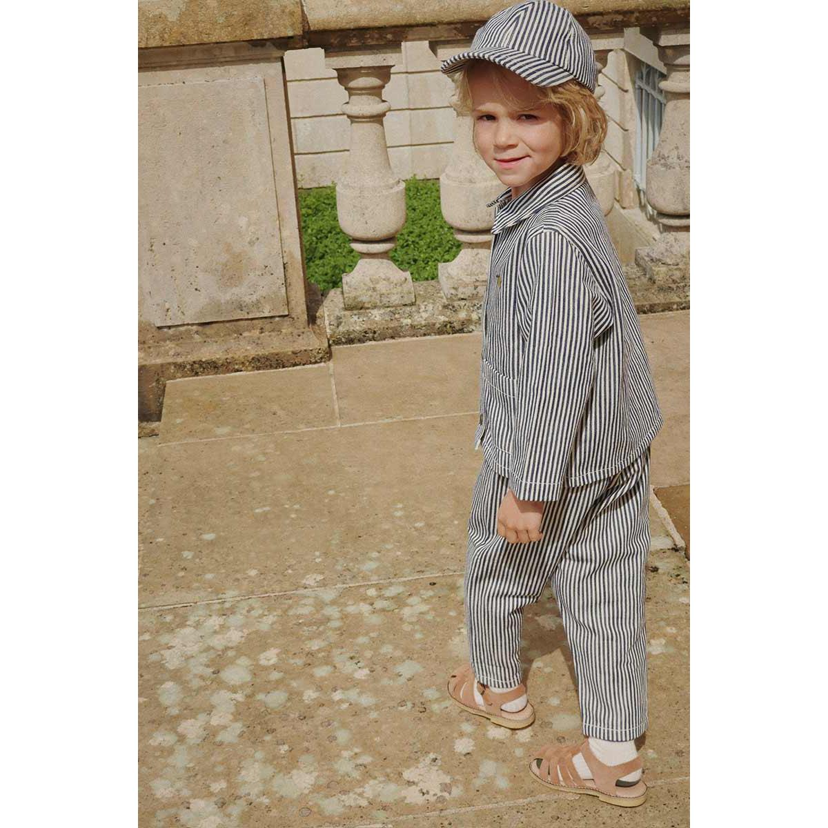 Konges Sløjd - Fender cap - Naval Stripe | Scout & Co