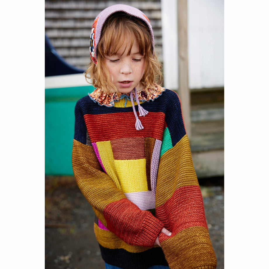 Misha & Puff - Folk Art Sweater - Henna - UK Stockist | Scout & Co