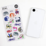 Greeting Life - Puffy stickers - Colorful Cat | Scout & Co