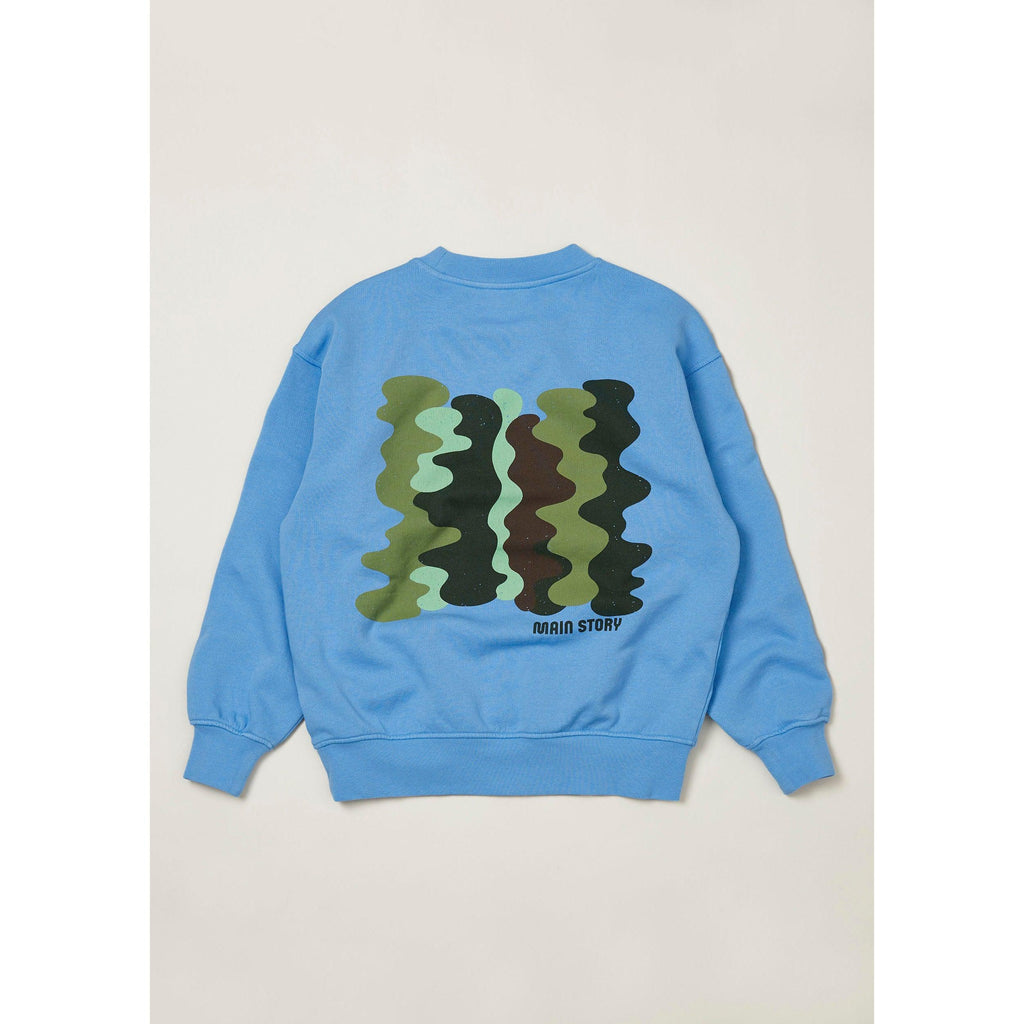 Main Story - Bonnie blue fleece oversized sweatshirt | Scout & Co