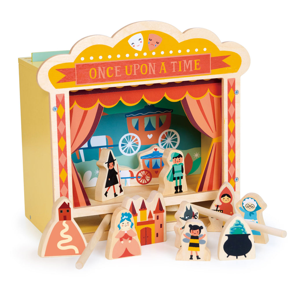 Mentari - Wooden tabletop theatre play set | Scout & Co