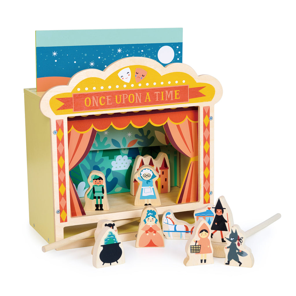 Mentari - Wooden tabletop theatre play set | Scout & Co