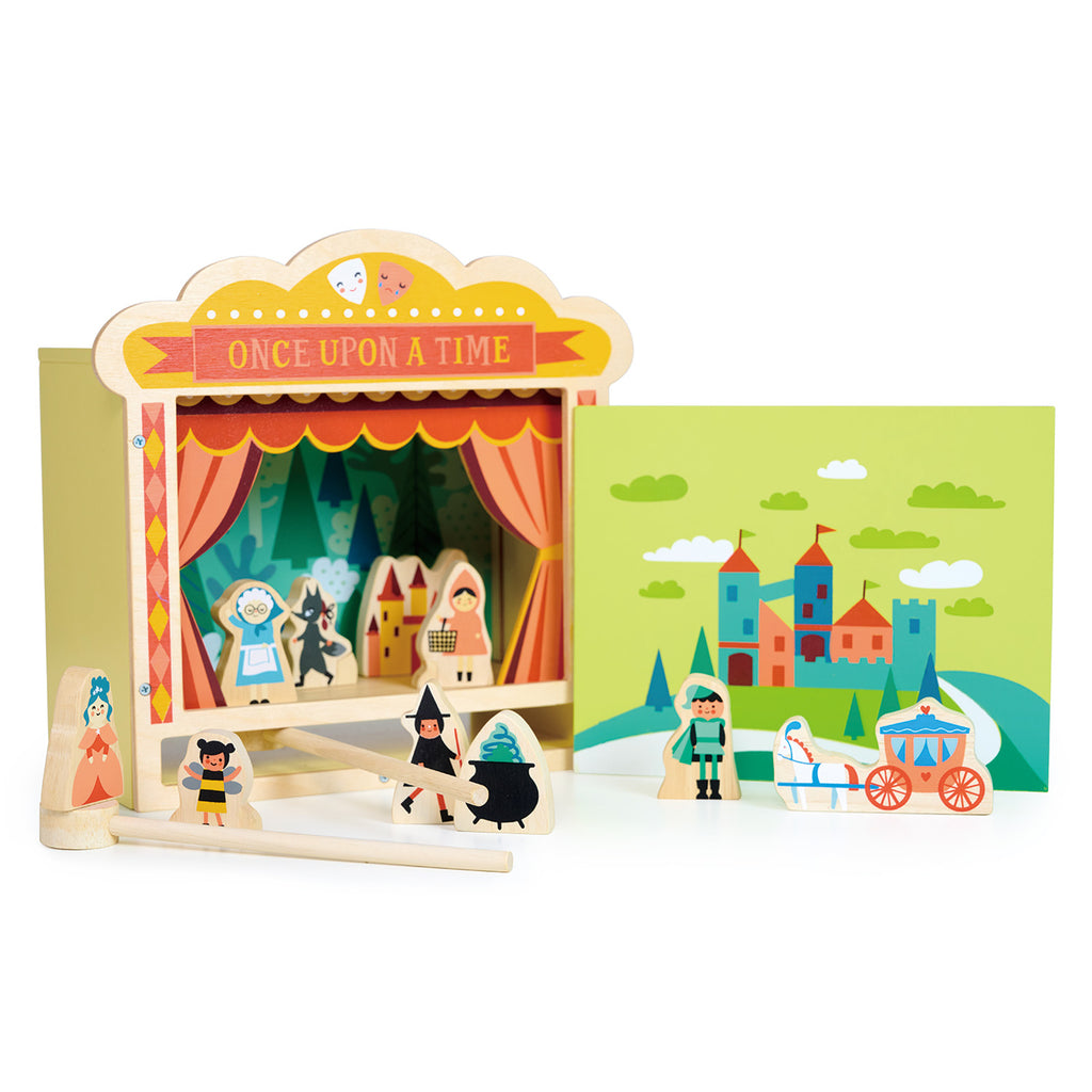 Mentari - Wooden tabletop theatre play set | Scout & Co