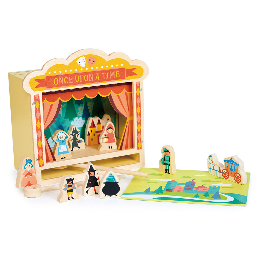 Mentari - Wooden tabletop theatre play set | Scout & Co