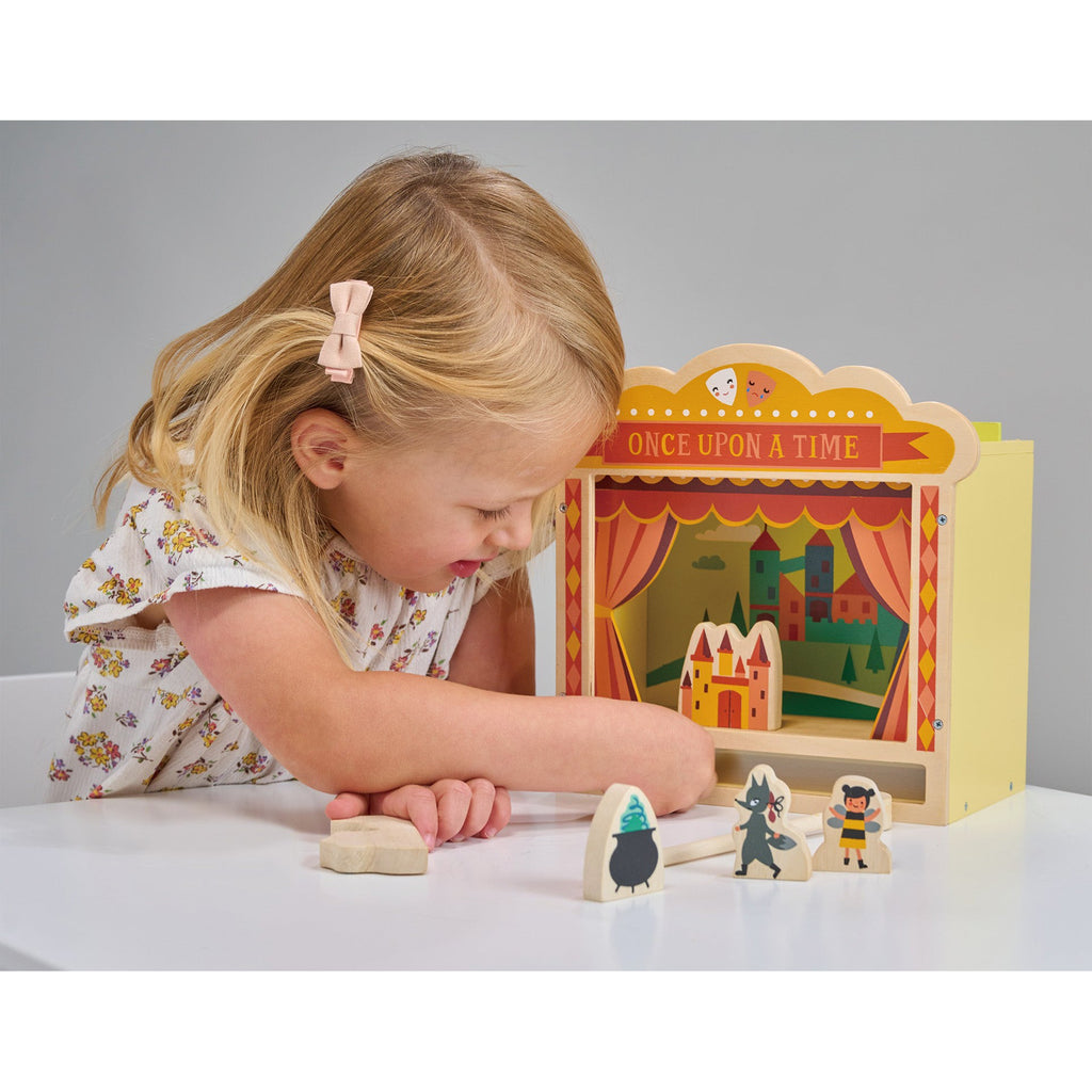 Mentari - Wooden tabletop theatre play set | Scout & Co