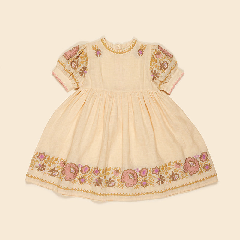 Apolina - Mya dress - Milk | Scout & Co