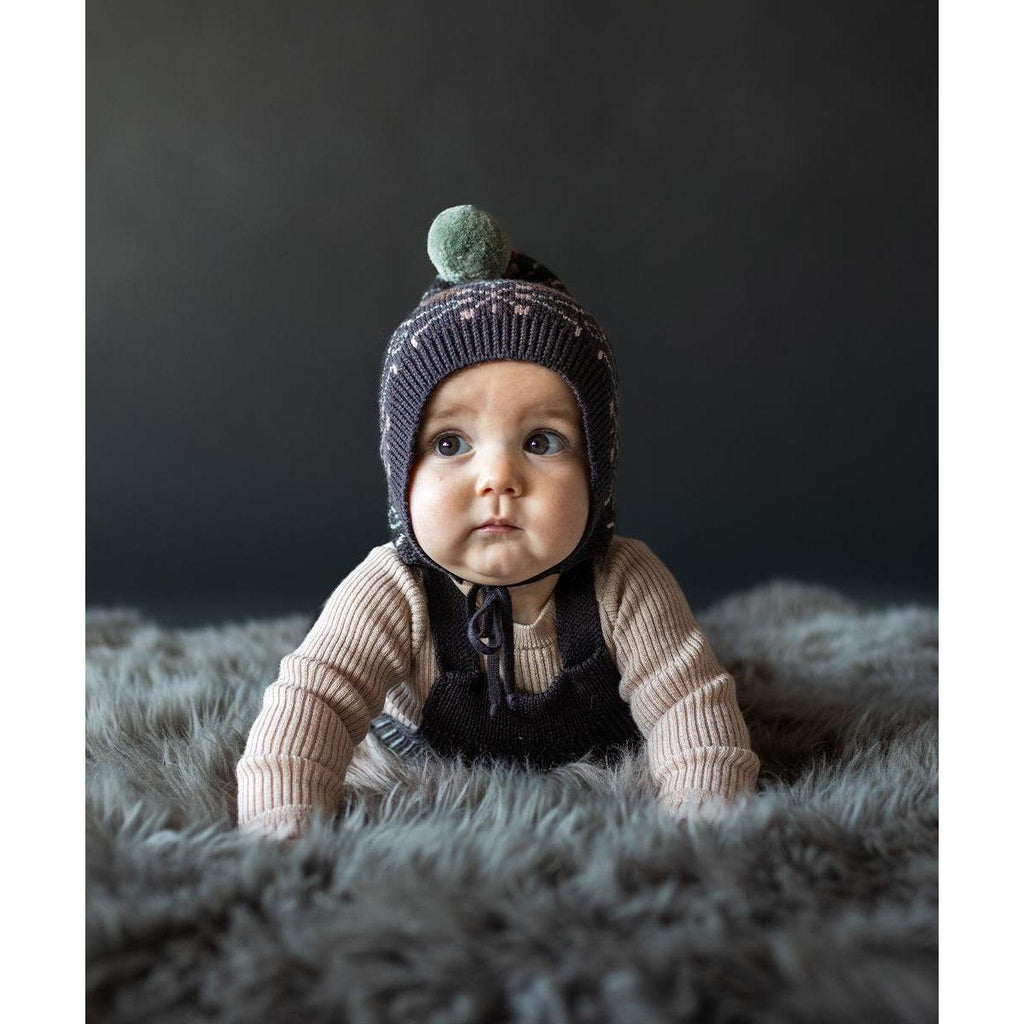 Mabli - Llyn wool pixie bonnet - Umber | Scout & Co