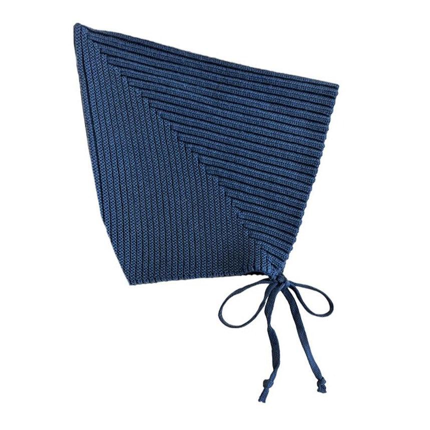 Mabli - Sylfaen wool pixie bonnet - Azurite blue | Scout & Co