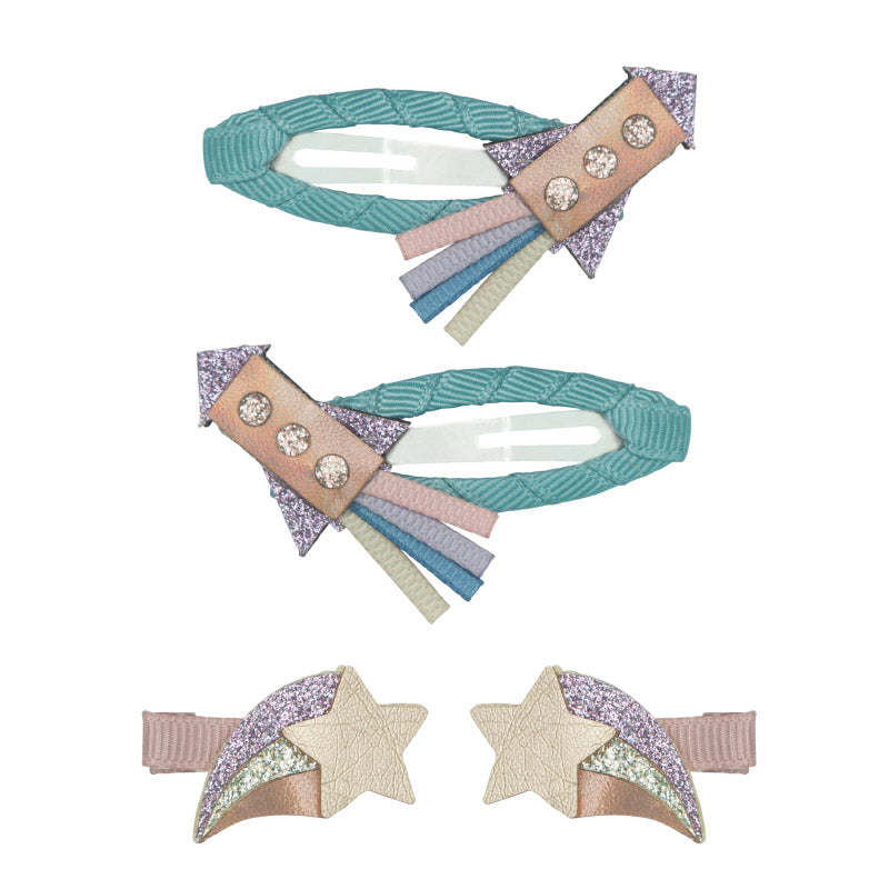 Mimi & Lula - Rocket hair clips - set of 4 | Scout & Co