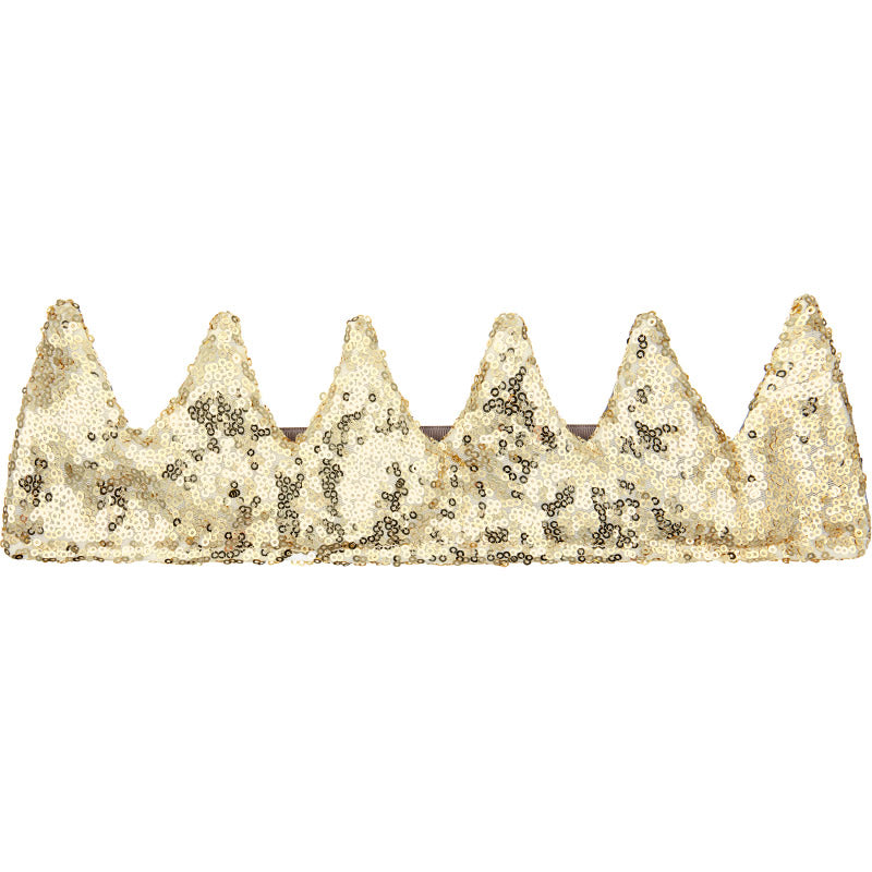 Mimi & Lula - Gold sequin crown | Scout & Co