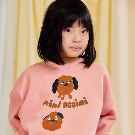 Mini Rodini - Doggies sweatshirt - pink | Scout & Co