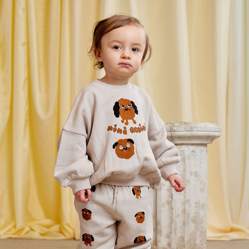 Mini Rodini - Doggies sweatshirt - grey | Scout & Co