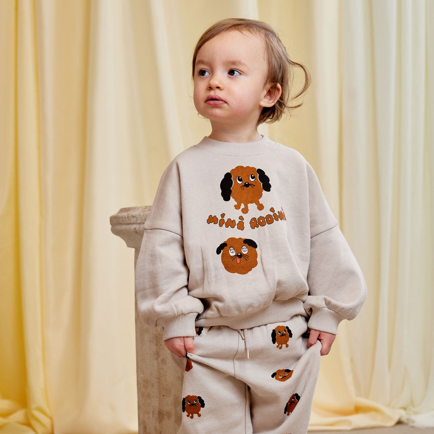 Mini Rodini - Doggies sweatshirt - grey | Scout & Co