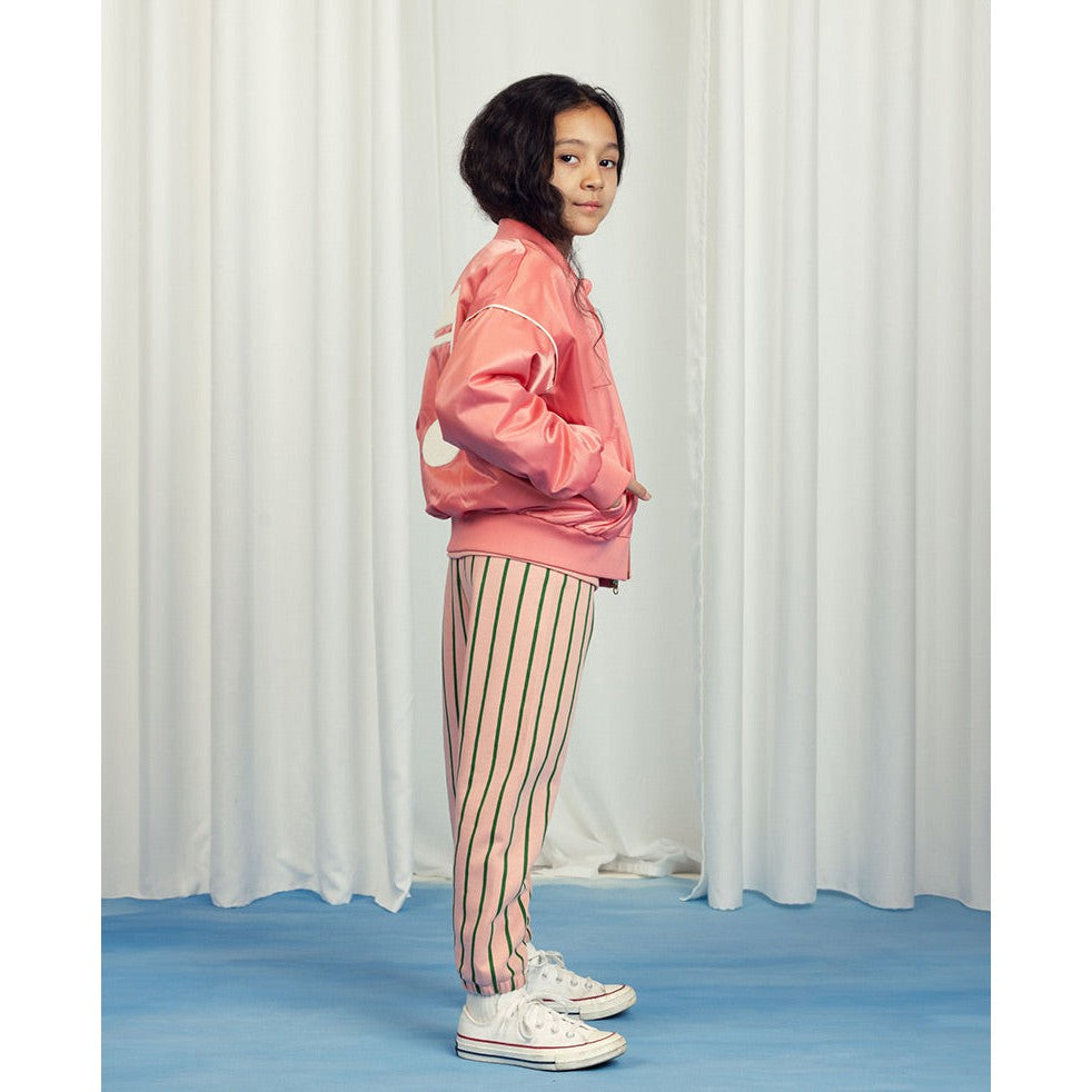 Mini Rodini - Vertical stripe sweatpants - pink | Scout & Co