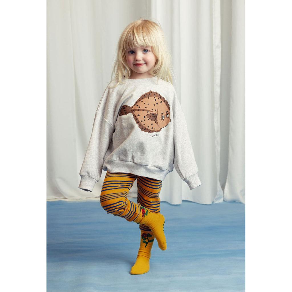 Mini Rodini - Flundra sweatshirt - grey | Scout & Co