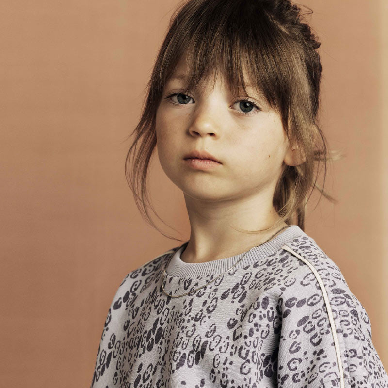 Mini Rodini - Mini Leopard sweatshirt - purple | Scout & Co