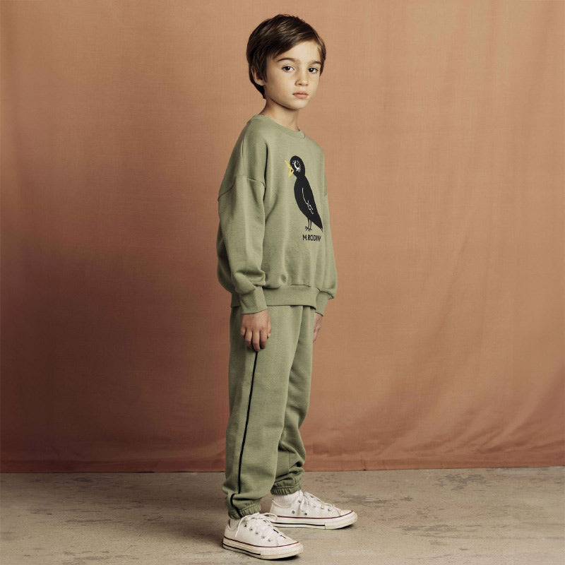 Mini Rodini - Blackbird sweatshirt - green | Scout & Co