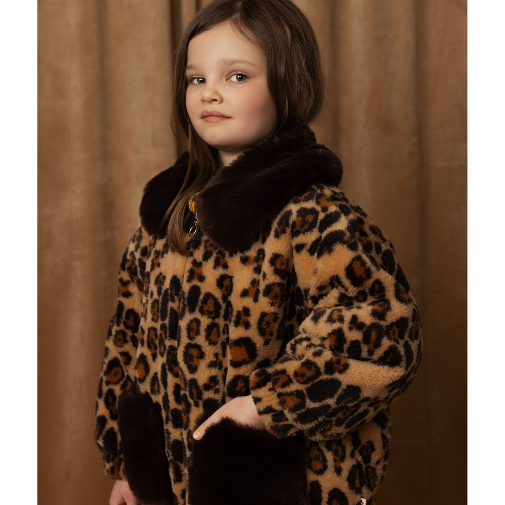 Mini Rodini - Leopard faux-fur jacket | Scout & Co