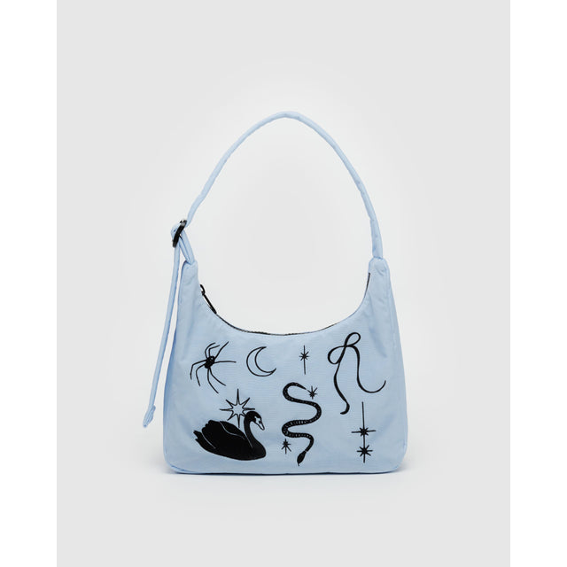 Baggu - Mini Nylon Shoulder bag - Embroidered Ballet Icons | Scout & Co