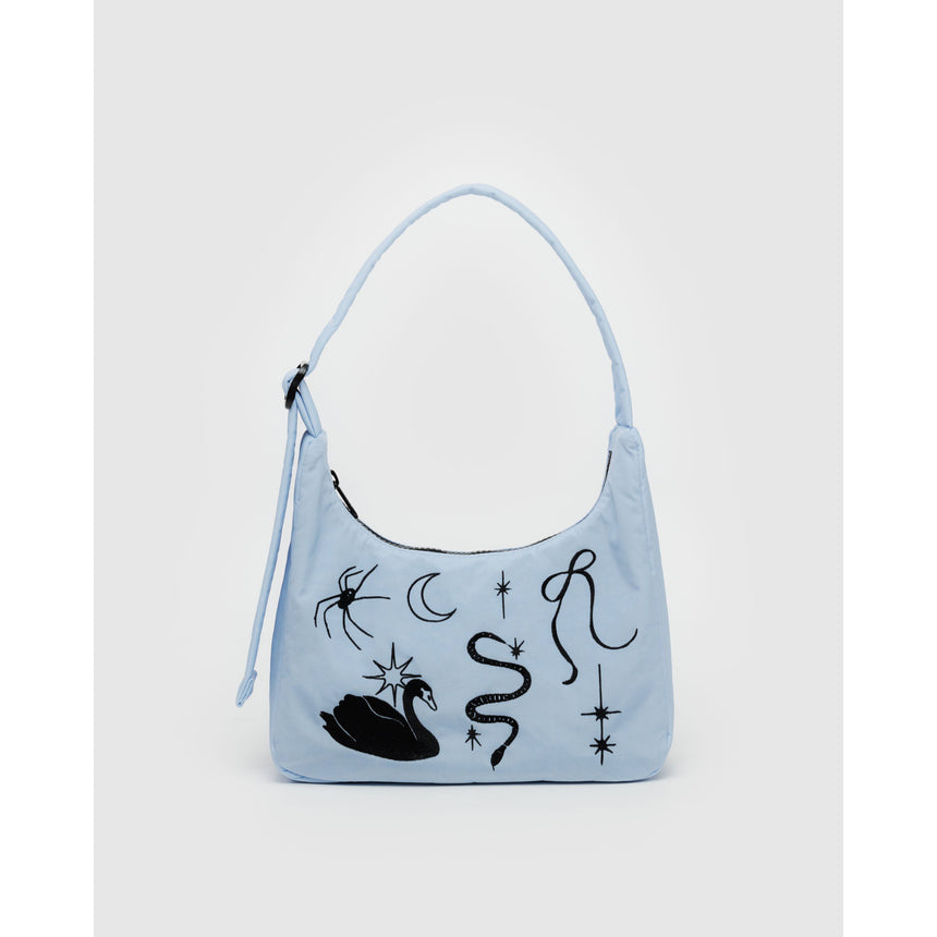 Baggu - Mini Nylon Shoulder bag - Embroidered Ballet Icons | Scout & Co