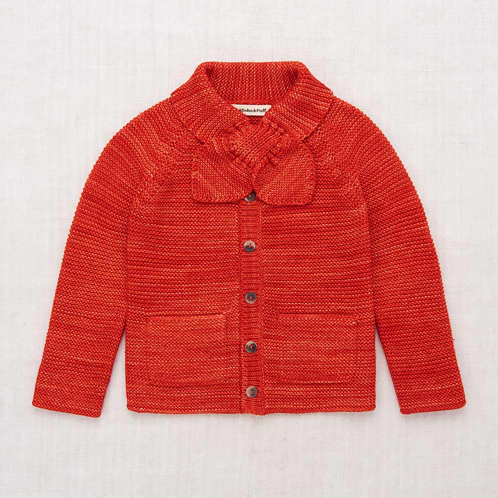 Misha & Puff - Scout cardigan - Red Flame | Scout & Co