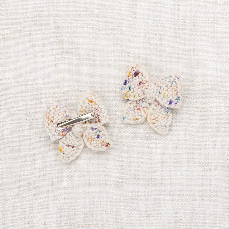 Misha & Puff - Baby Puff Bow hair clips set - Iris Confetti | Scout & Co