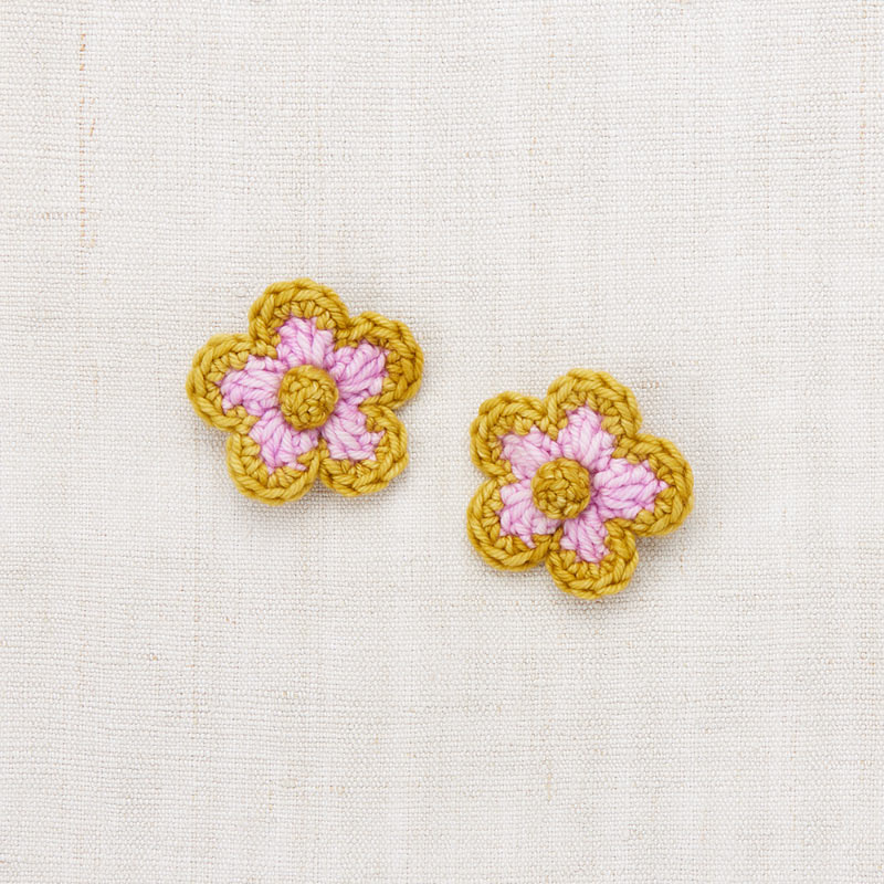 Misha & Puff - Medium Flower hair clips set - Pink Lilac | Scout & Co