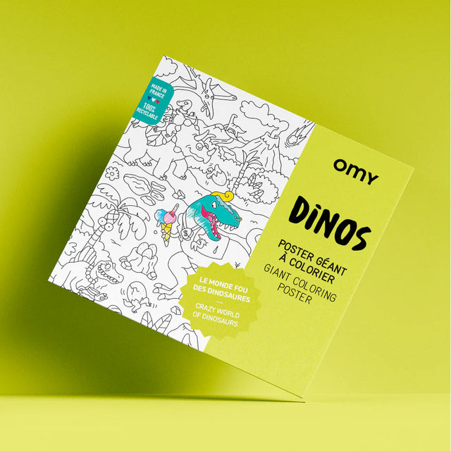 OMY - colouring poster - Dinosaurs | Scout & Co