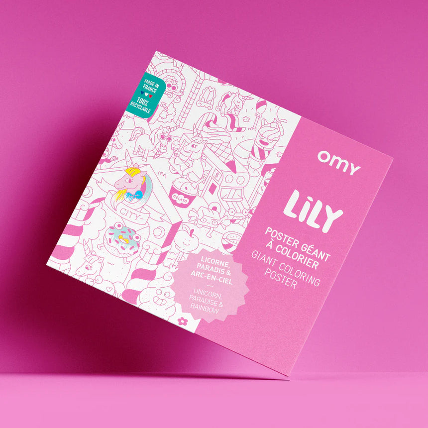 OMY - colouring poster - Lily | Scout & Co